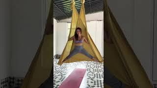 Aerial yoga also known as Anti Gravity Yoga, which will help you to balance your body/#shorts