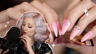 Tapping Gently With Long Nails Takes You To Sleep (ASMR Binaural Whispering)