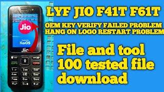 Jio Phone F41T F61T | OEM KEY VERIFY FAILED Problem Solution | Flash File Download