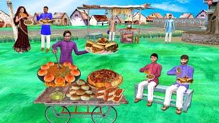 Ghamandi Bun Chole Wala Famous Bun Chole Street Food Hindi Kahani Hindi Moral Stories Comedy Video