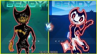 Bendy 'Bendyland' Song Vs Bendy And The Ink machine Song - Tiles Hop "Endless Mode" Linux Fun