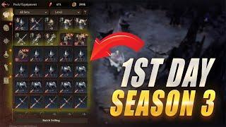 Faster, Better And STRONGER! EPIC & RARE GEAR On 1st DAY Of The Season!!  Dragonheir Silent Gods