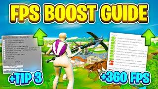 BEST Fortnite Fps Boost Guide in Season OG!  (Higher FPS & 0 Input Delay)