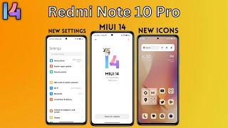 Redmi Note 10 Pro/Max MIUI V14.0.1.0 EEA Rom First Look ft. Android 13 | New Animations & Icons 