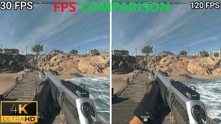 30FPS vs 45FPS vs 60FPS vs 120FPS