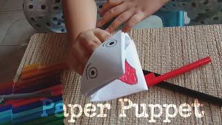 HOW TO MAKE PAPER PUPPET BY JHON