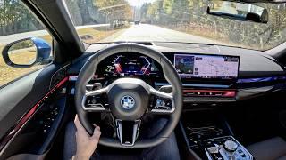 2024 BMW i5 eDrive40 - POV First Driving Impressions