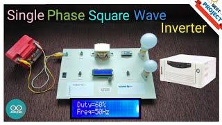 64. Single PhaseSquare〰️ Wave Inverter  | 20 Watts| 16x2 LCD