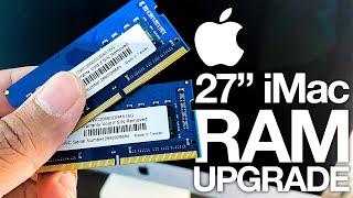 Apple iMac 27" RAM Upgrade - Upgrade 2012-2020 iMac Computer Memory Tutorial