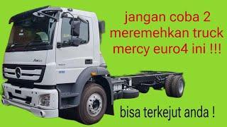 jangan coba coba meremehkan truck mercy euro 4 ini, lihat saja fitur fiturnya  sangat istimewa