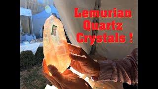 Beautiful Lemurian Crystals -- Tucson Gem Show 2023