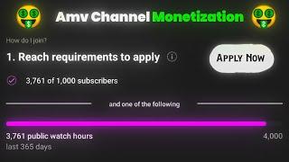 How To Monetize Amv YouTube Channel (Full Process) 2024