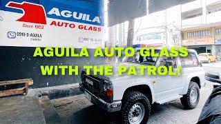 WE WENT TO AGUILA AUTO GLASS WITH OUR PATROL SWB!!