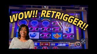 Retrigger on Wonder 4 Miss Kitty! #kimisatthecasino #casinogames #slots