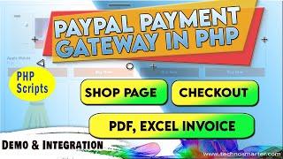 How to integrate PayPal payment gateway in PHP with MYSQL database | Paypal Shop, checkout using PHP