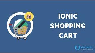 How to Build a Shopping Cart with Ionic 4