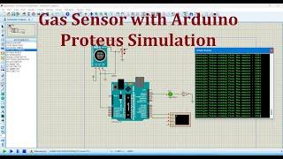 Gas Sensor with Arduino Proteus Simulation | Gas Sensor | Proteus Simulation