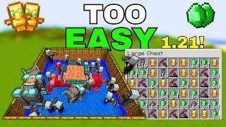 Easiest Minecraft RAID Farm 1.21+ - Tutorial