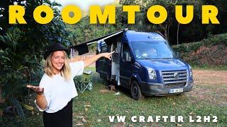 VANTOUR IM WELTREISE-WOHNMOBIL | VW Crafter L2H2 | VOLLZEIT VANLIFE DIY - Camper | Roomtour