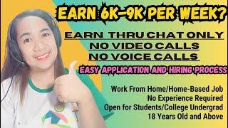 Earn 6k-9k/week | Get Paid to Chat | Chat-Based Job | No Interview | #earnmoneyonline