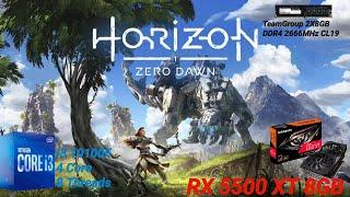 Horizon Zero Dawn RX 5500 XT 8GB - I3 10100F Test #horizonzerodawn #pc #pcgaming #pcgamingsetup