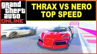 GTA Online new Car Truffade THRAX VS NERO Custom TOP SPEED , fastest Supercars