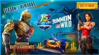 SEASON 15 ROYAL PASS LEAKS : 100 RP OUTFITS,NEW LOOK CHARACTERS AND EVENTS (PUBG MOBILE)