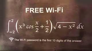 Did you know the password of the FREE WIFI Problem?