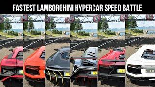 Forza Horizon 4 || Fastest Lamborghini Hypercars || Top Speed Battle || 4K 60FPS PC UHD