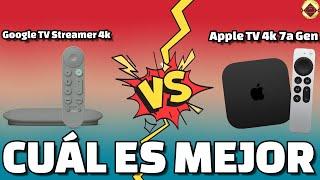 Google TV Streamer 4K vs Apple Tv 4k 2022 Cuál es mejor TV Box 4k 2024 Review Análisis Comparativa