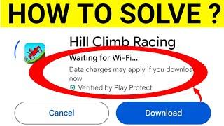 How to Fix Waiting for WiFi queued in Google play store | Play Store Waiting For WiFi Problem