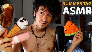 ASMR |  Rispondo al Summer Tag + Paper Squishy!!! (ITA ASMR)