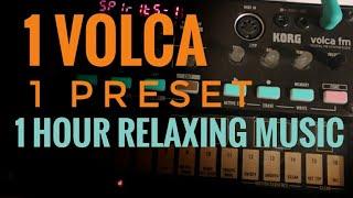 1 Volca (FM) / 1 Preset (Spirits 1) / 1 Full Hour Improvisation (Soundscape)