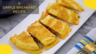 A SIMPLE BREAKFAST RECIPE EVERYONE WILL LOVE! - VEGETABLE OMELETTE - ZEELICIOUS FOODS