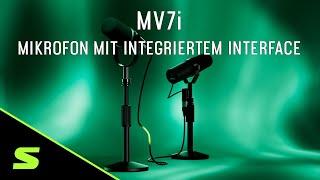 MV7i Mikrofon mit integriertem Interface | Mikrofon + Interface. Jetzt als Kombi | Shure