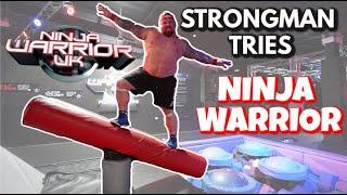 Strongman Tries Ninja Warrior | Ft Eddie Hall