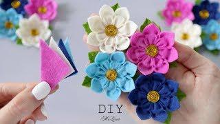  ЦВЕТЫ ИЗ ФЕТРА Super Easy Felt Flowers 