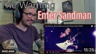 METALHEAD REACTS| The Warning - Enter Sandman (Live from Pepsi Center CDMX)