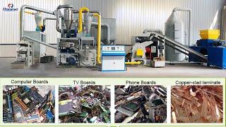 Full Automatic E-Waste Recycling Machine & PCB Circuit Board Recycling Machine