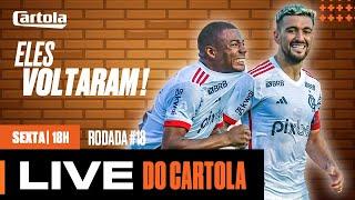 LIVE DO CARTOLA! Olho nas dicas pra mitar na 18ª rodada 