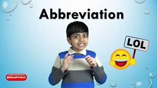 ABBREVIATIONS | Most commonly used | Made easy for you by 9 years old