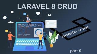 Delete Data using AJAX  Laravel 8 | Laravel 8 tutorial - Delete Data in Database | Larave Ajax