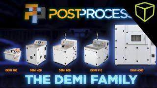 PostProcess Technology - DEMI Family Resin & Support Removal