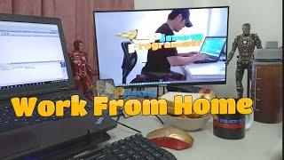 Pinoy Programmer || My set up when I work from home :)