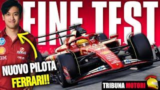 ZHOU NUOVO PILOTA FERRARI! FINE TEST BARCELLONA