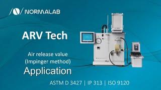 ARV Tech - Normalab Standard Test Method for Air Release Value with Impinger Method (Application)