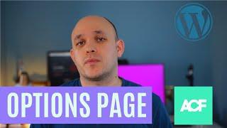 Advanced custom fields option page - Complete Guide