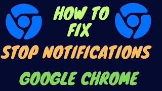 how to stop google chrome browser notification  | how to fix stop notification of google chrome 2024