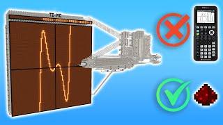 I Made a Graphing Calculator with Minecraft Redstone!