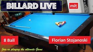 Billard Live aus Ludwigshafen. Match zwischen Zehrudin Vereget und Florian Stojanoski Ball auf 20 GS